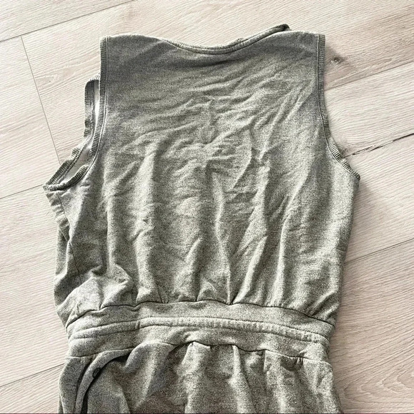 Zella gray ruched tie dress size small - Picture 10 of 13